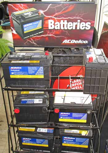 AC Delco batteries auto service Anderson Indiana